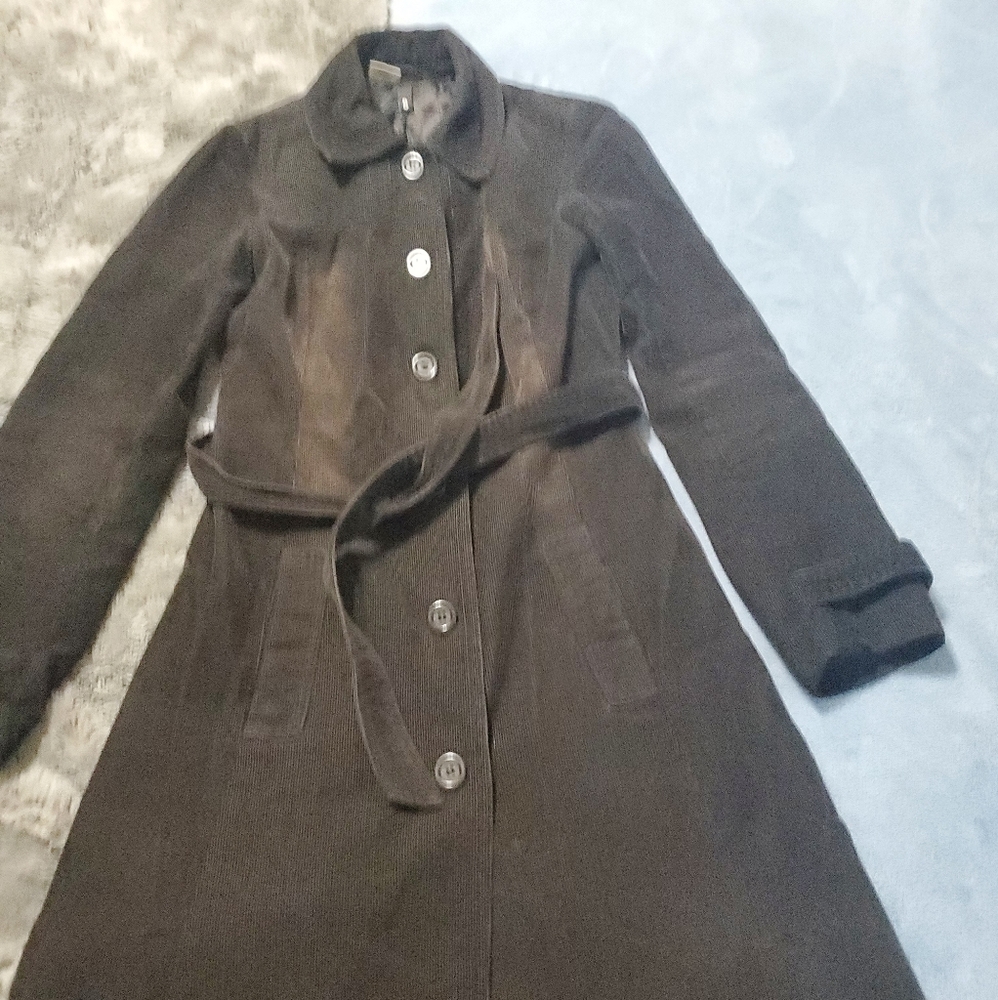 Black cordory jacket coat
